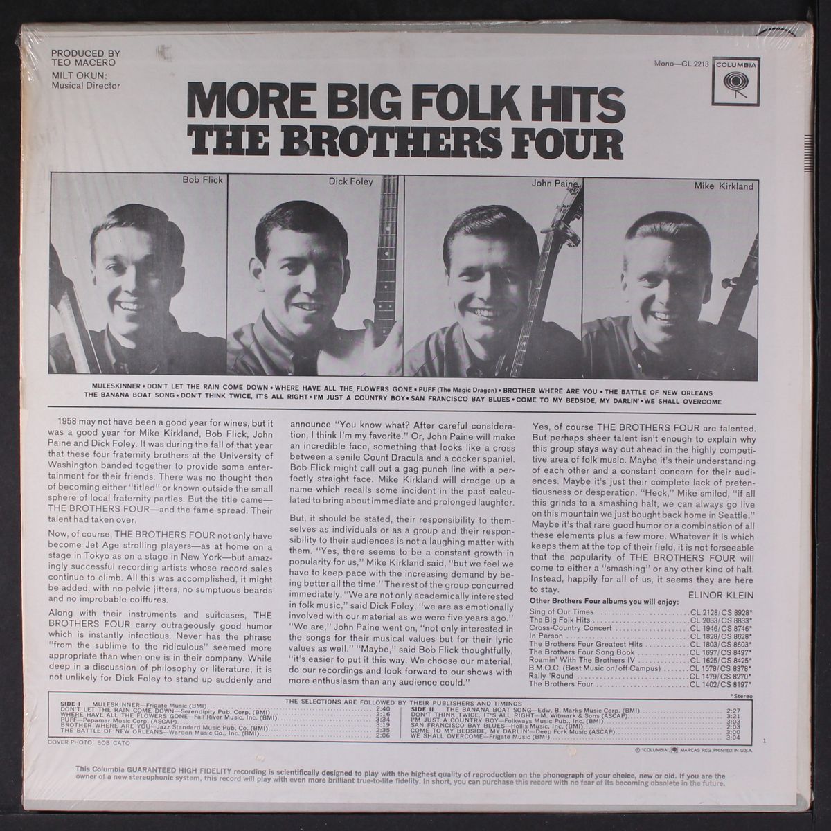 more big folk hits by BROTHERS FOUR
