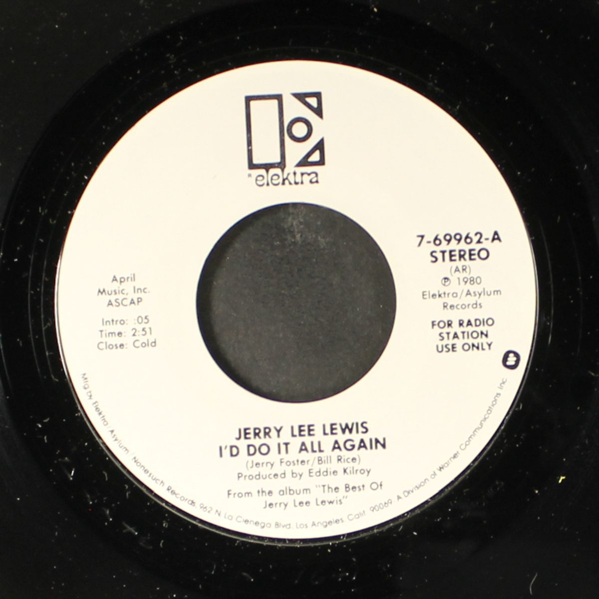 i'd do it all again / mono by JERRY LEE LEWIS