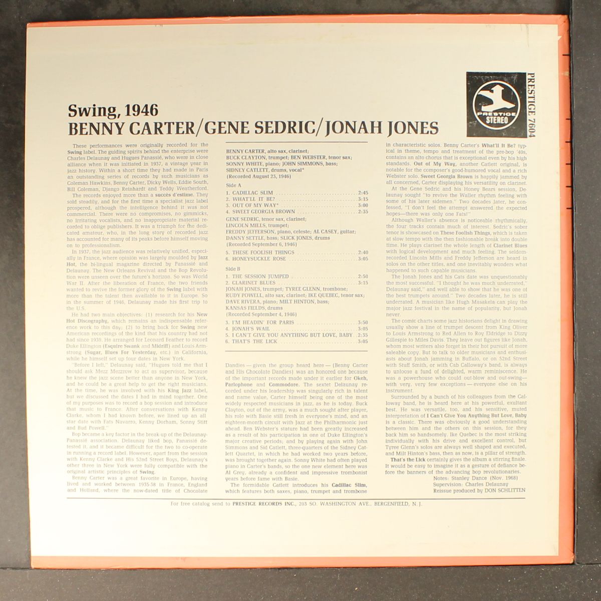 swing, 1946 by BENNY CARTER, ETC.