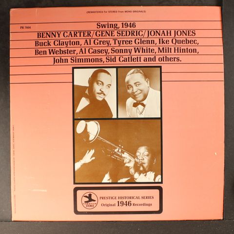 BENNY CARTER, ETC.