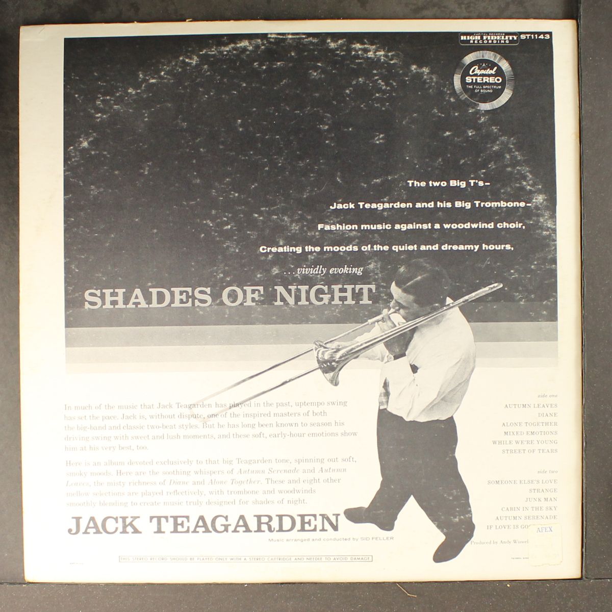 shades of night by JACK TEAGARDEN