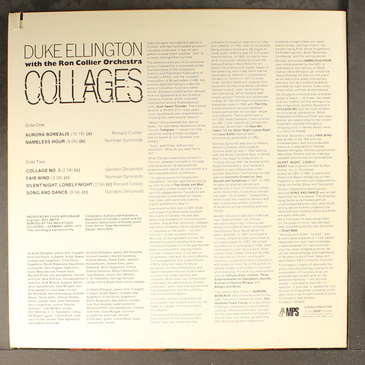 collages by DUKE ELLINGTON