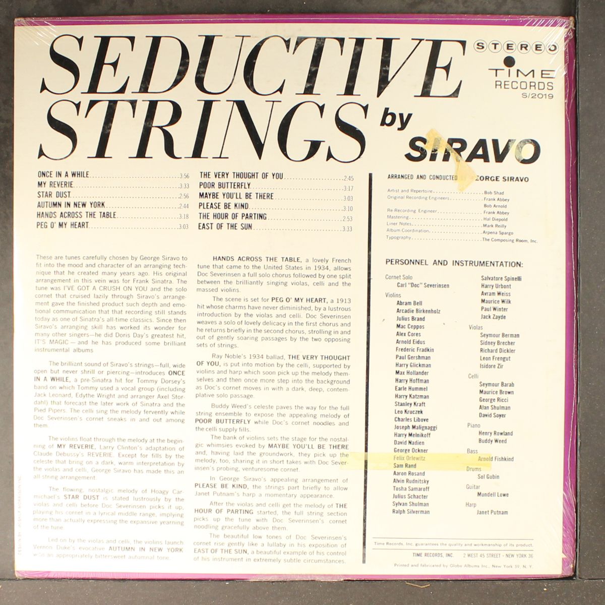 seductive strings by GEORGE SIRAVO