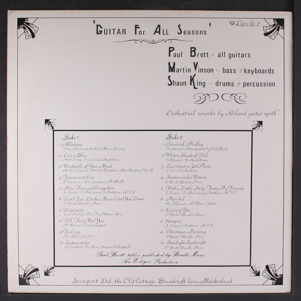 guitar for all seasons by PAUL BRETT