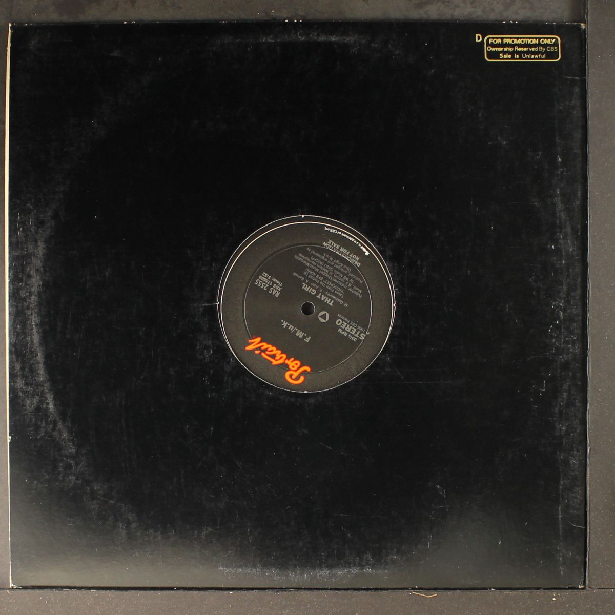 that girl / same by F.M. / U.K.