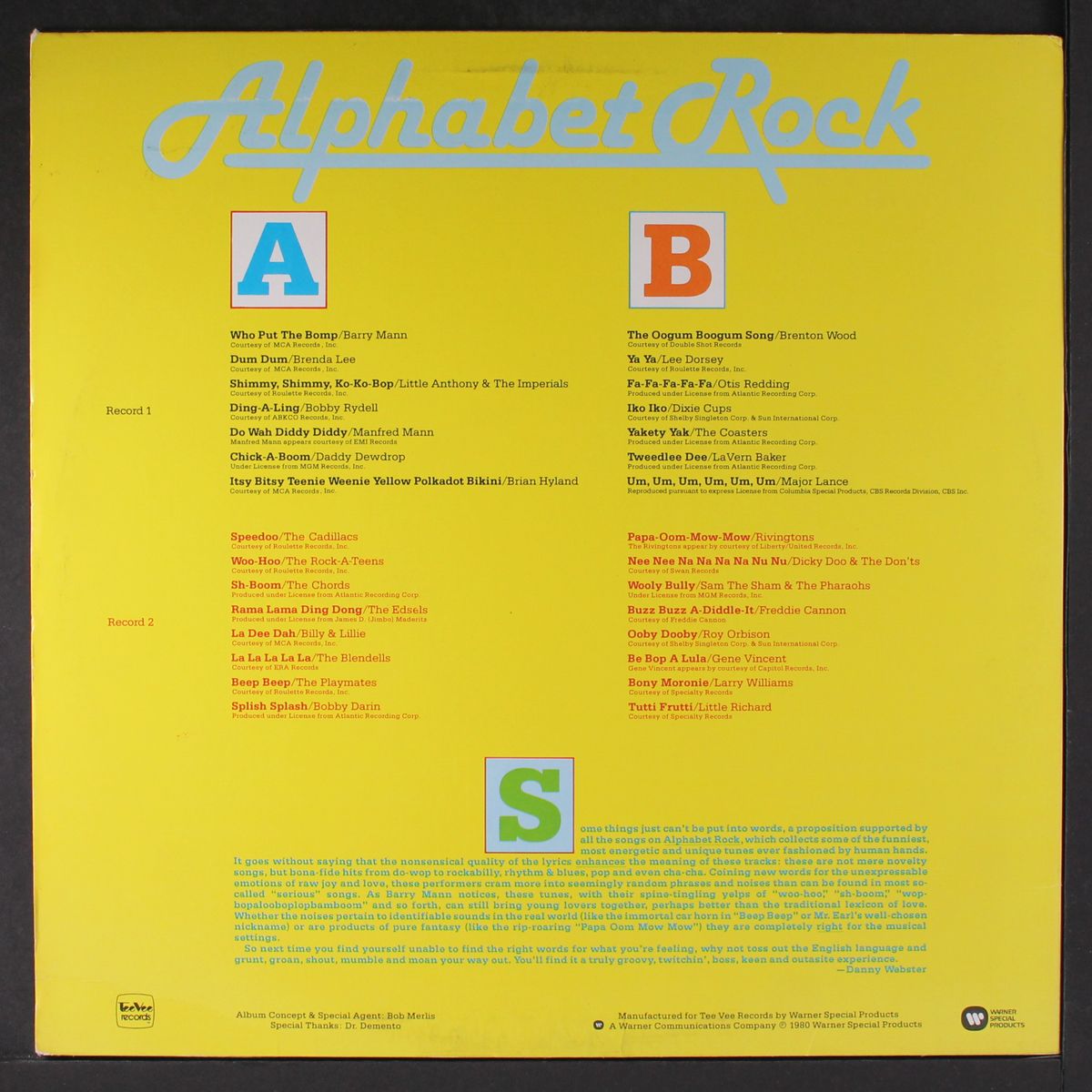 alphabet rock by VARIOUS