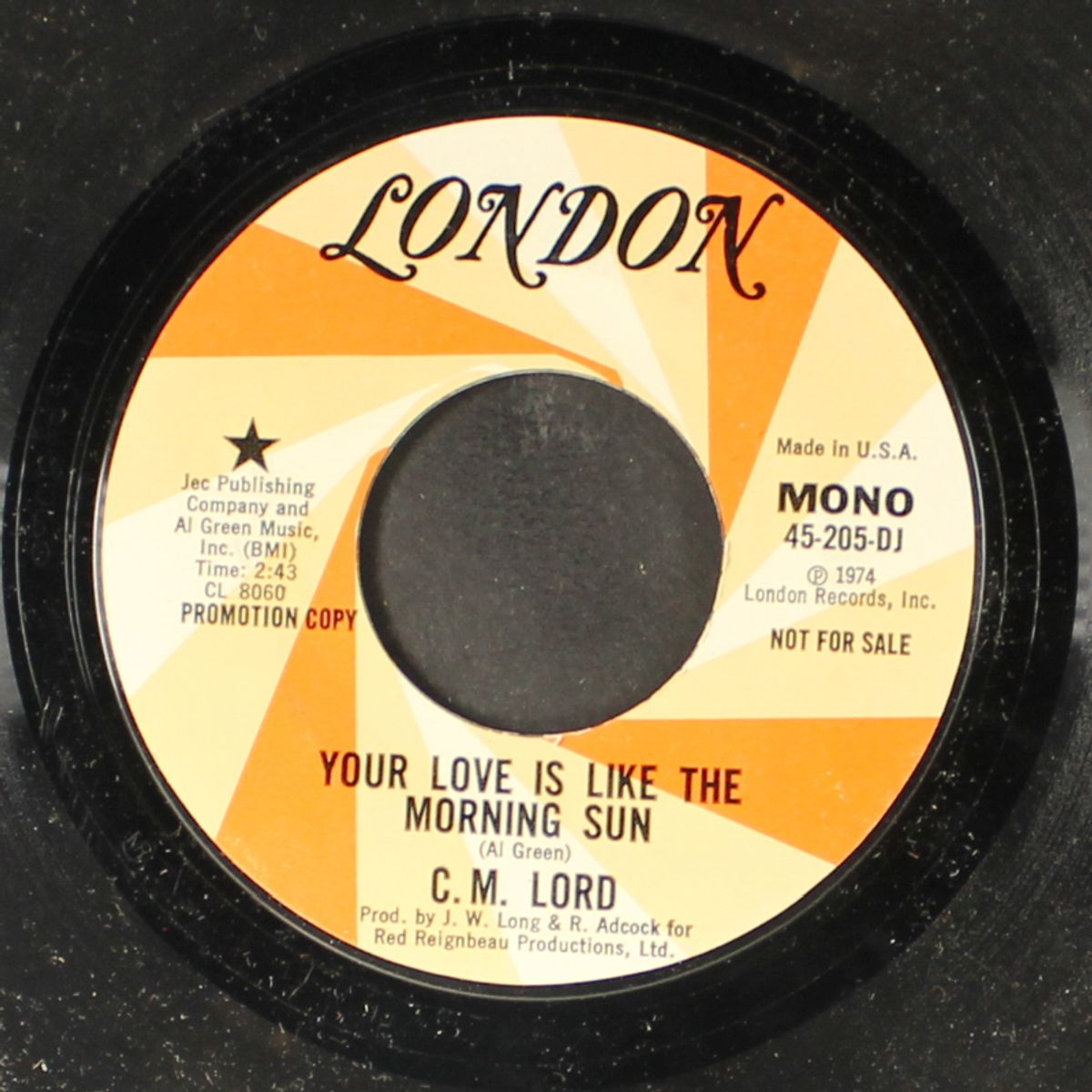 your love is like the morning sun / mono by C.M. LORD