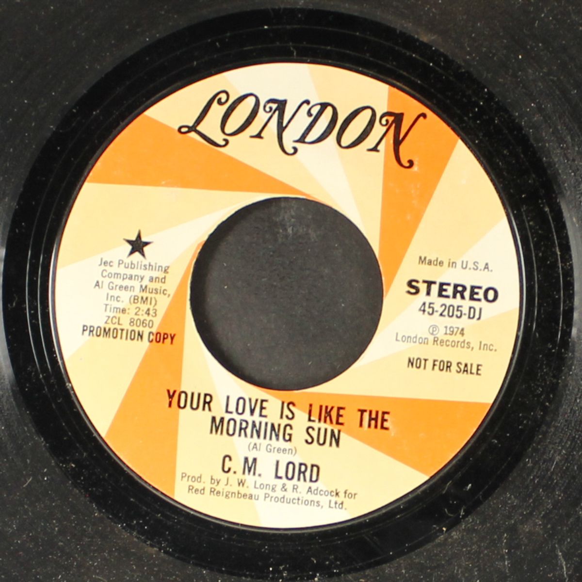 your love is like the morning sun / mono by C.M. LORD