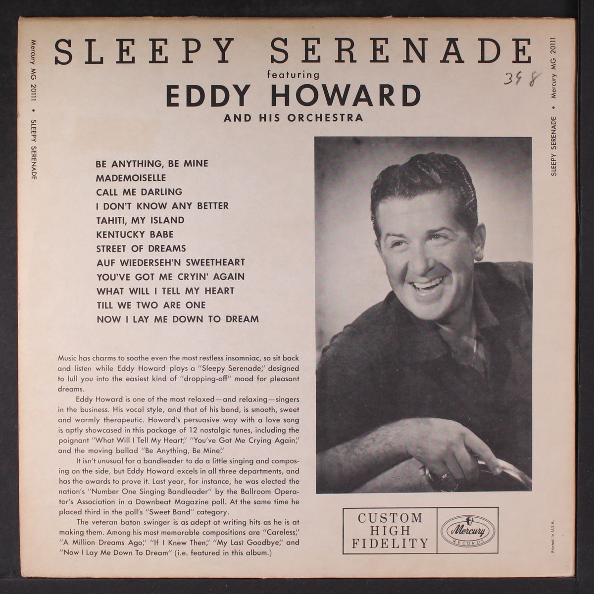 sleepy serenade by EDDY HOWARD