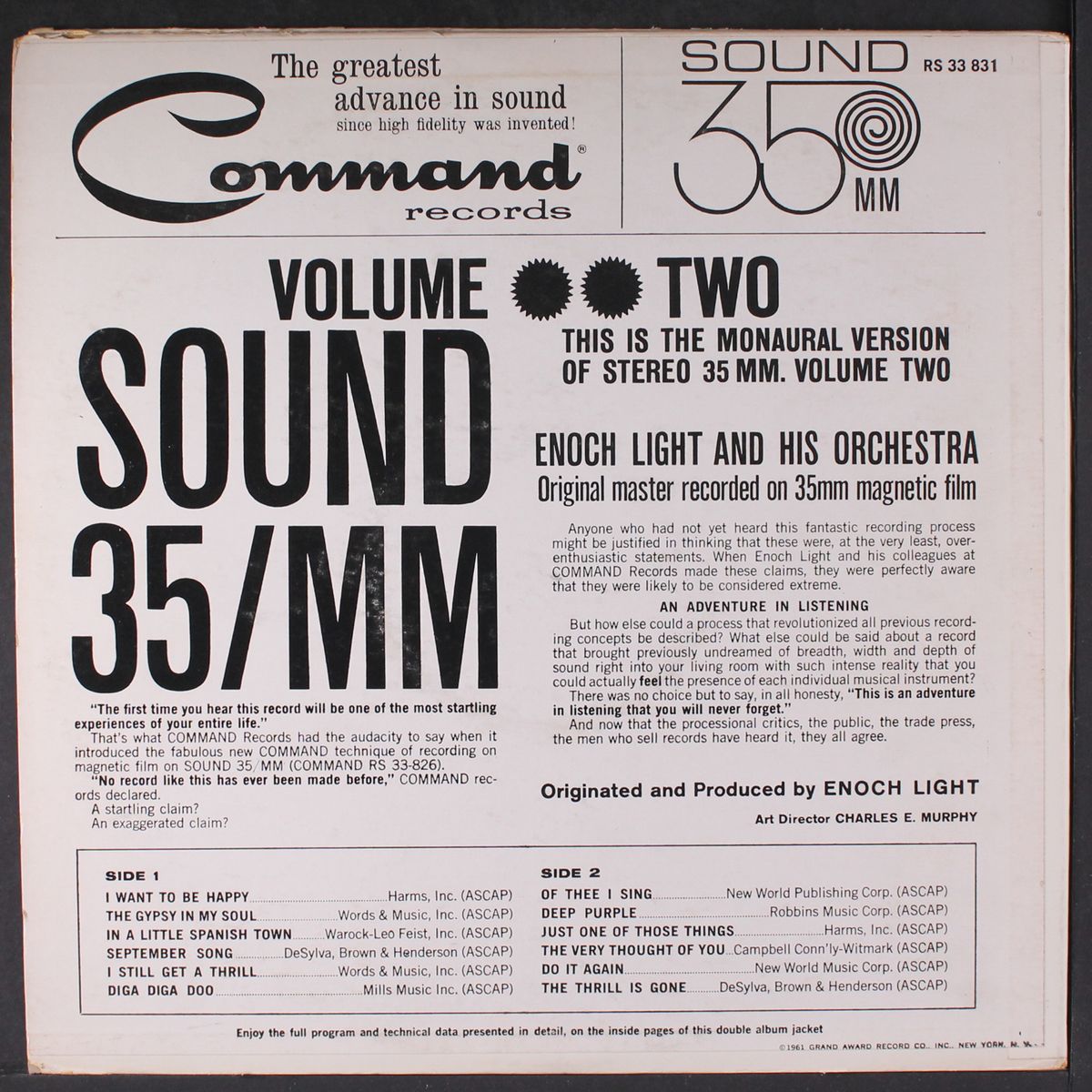 sound 35/mm, vol. 2 by ENOCH LIGHT