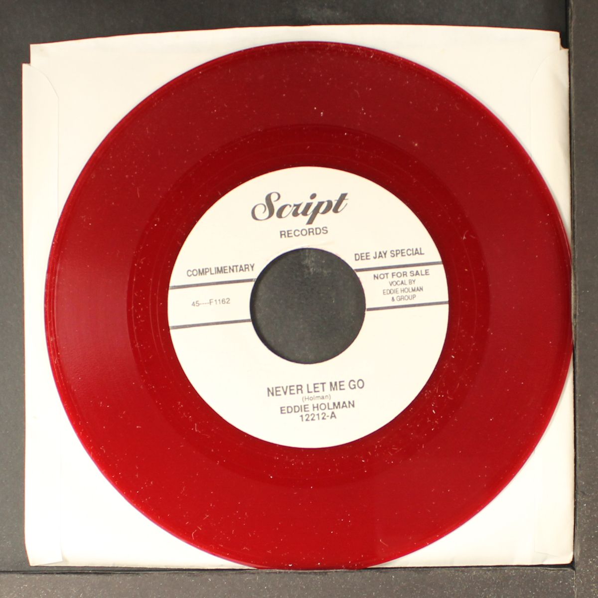 never let me go / roll on by EDDIE HOLMAN & GROUP / LAMPLIGHTERS