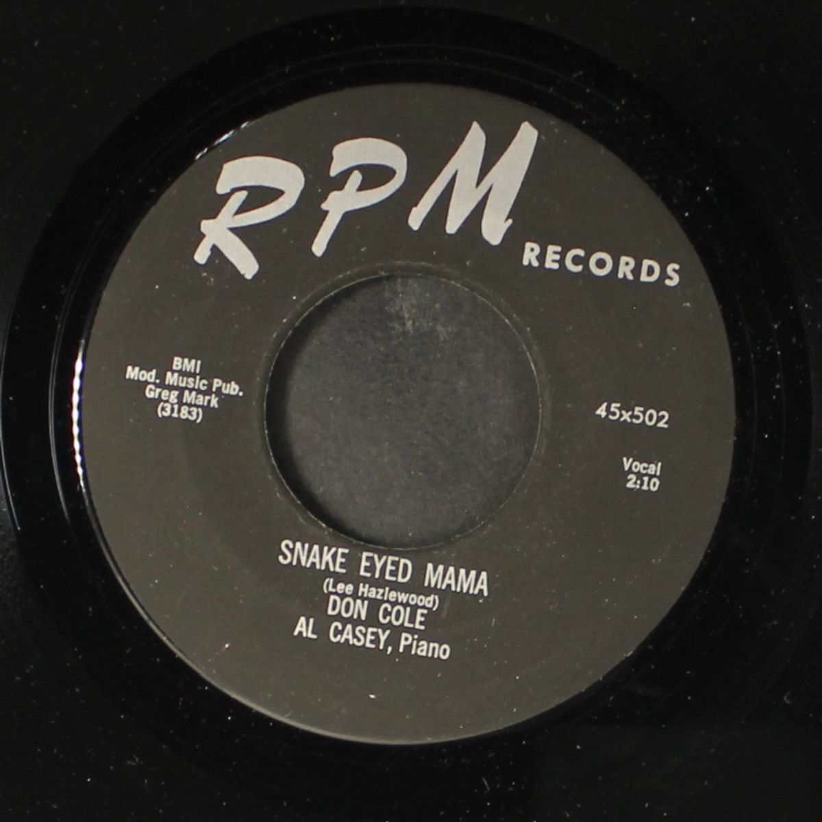 snake eyed mama / kiss of love by DON COLE
