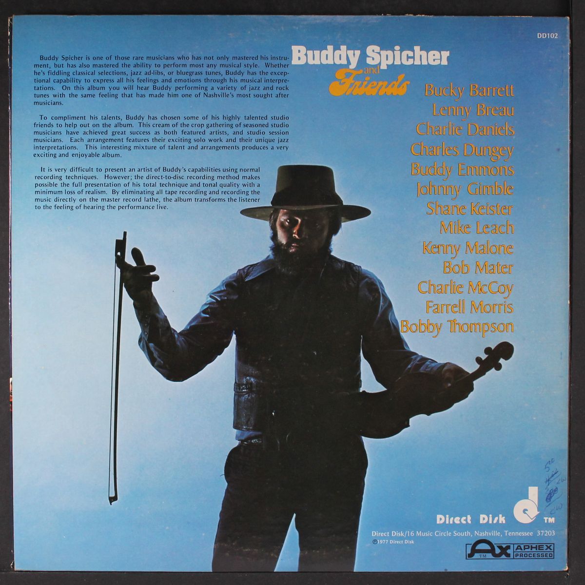 yesterday and today by BUDDY SPICHER & FRIENDS