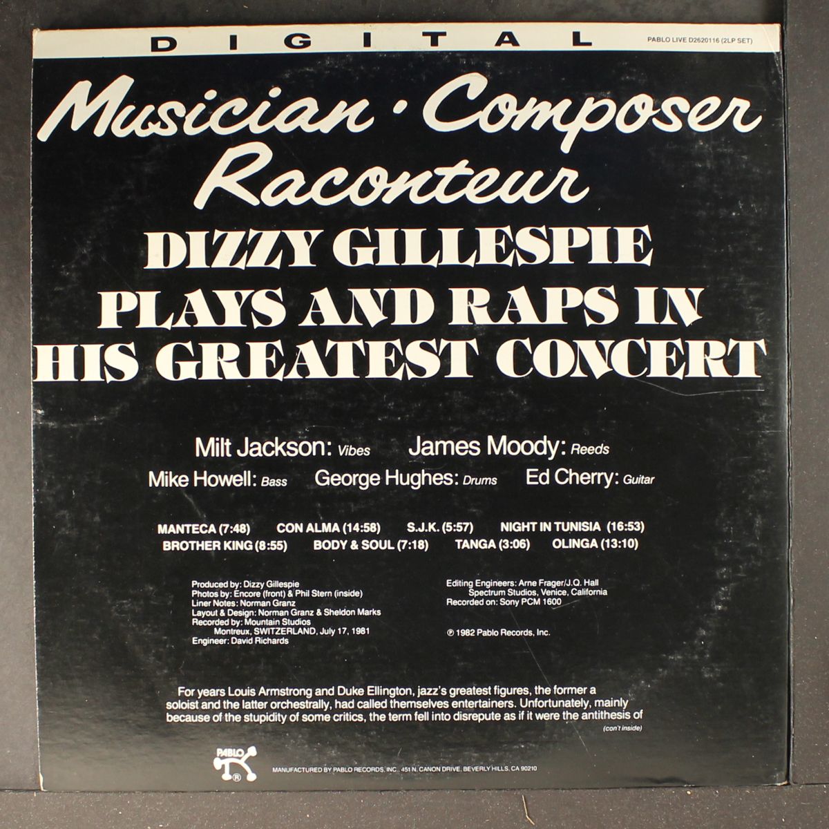 musician, composer, raconteur by DIZZY GILLESPIE