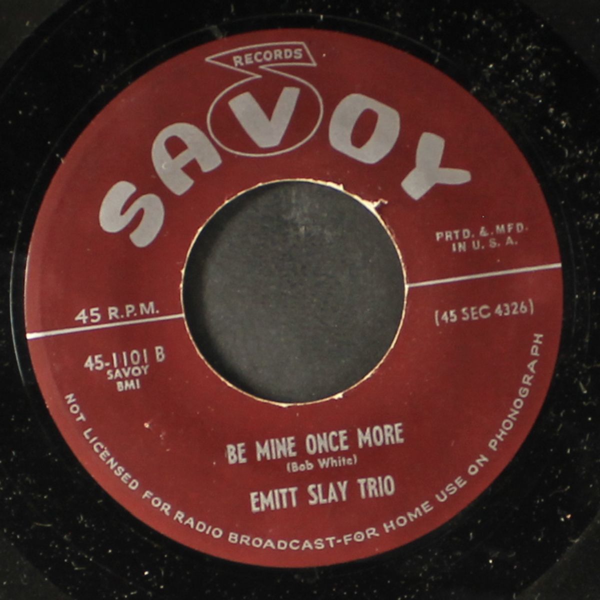 male call / be mine once more by EMITT SLAY TRIO