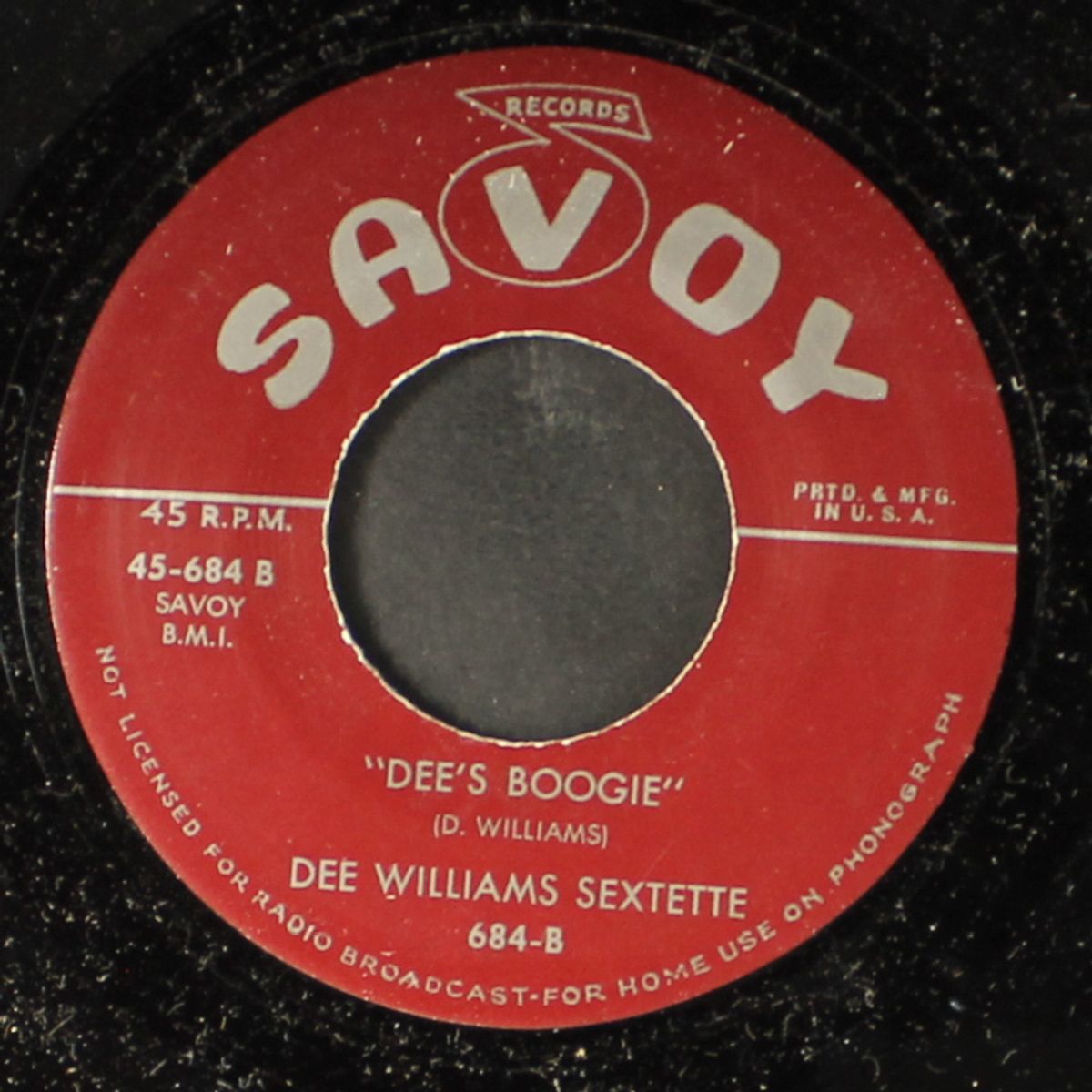 bongo blues / dee's boogie by DEE WILLIAMS