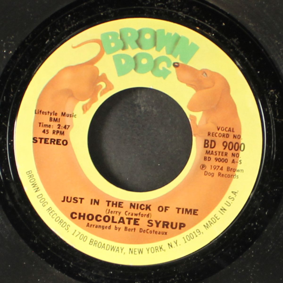 you've got a lot to give / just in the nick of time by CHOCOLATE SYRUP