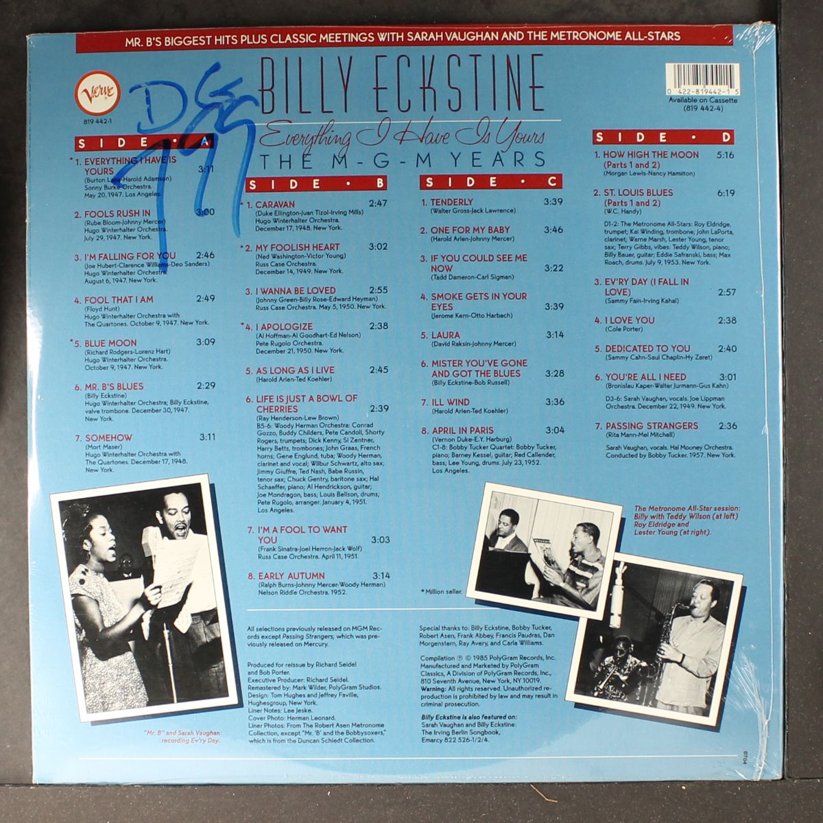 everything i have is yours - the mgm years by BILLY ECKSTINE