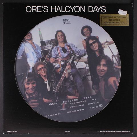 ORE'S HALCYON DAYS