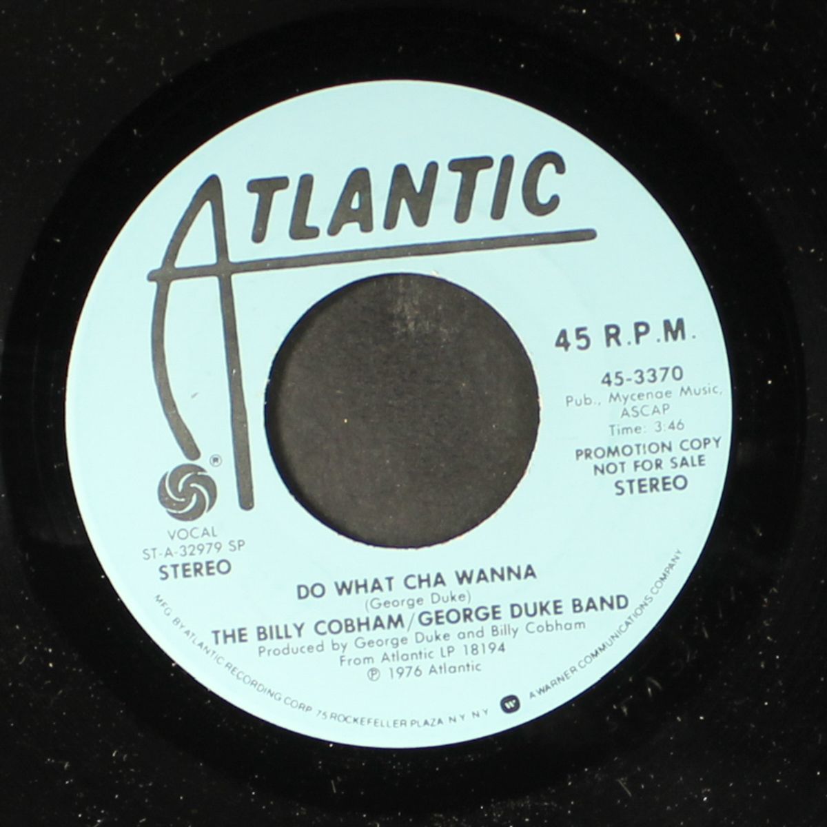 do what cha wanna / mono by BILLY COBHAM / GEORGE DUKE BAND
