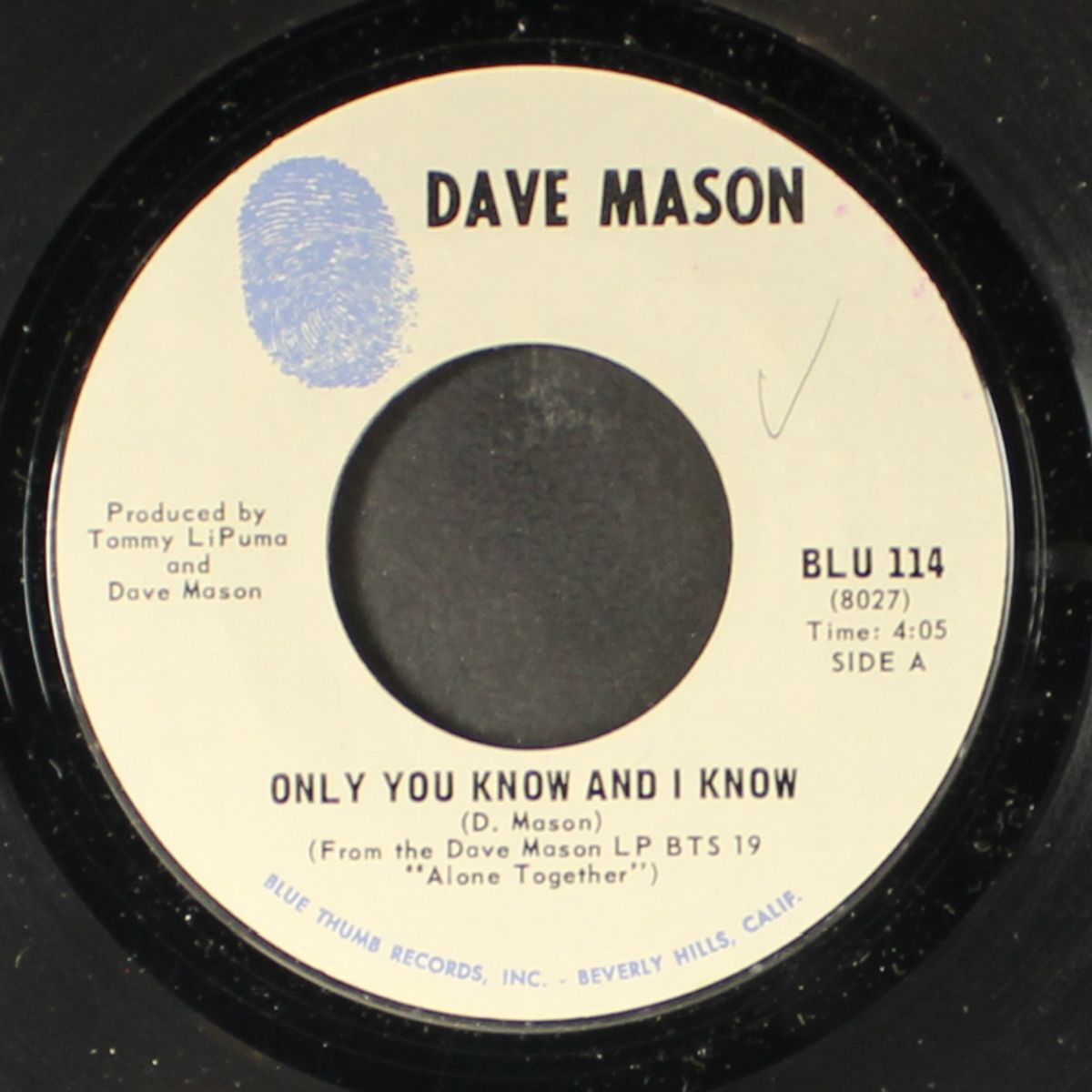 only you know and i know / sad and deep as you by DAVE MASON