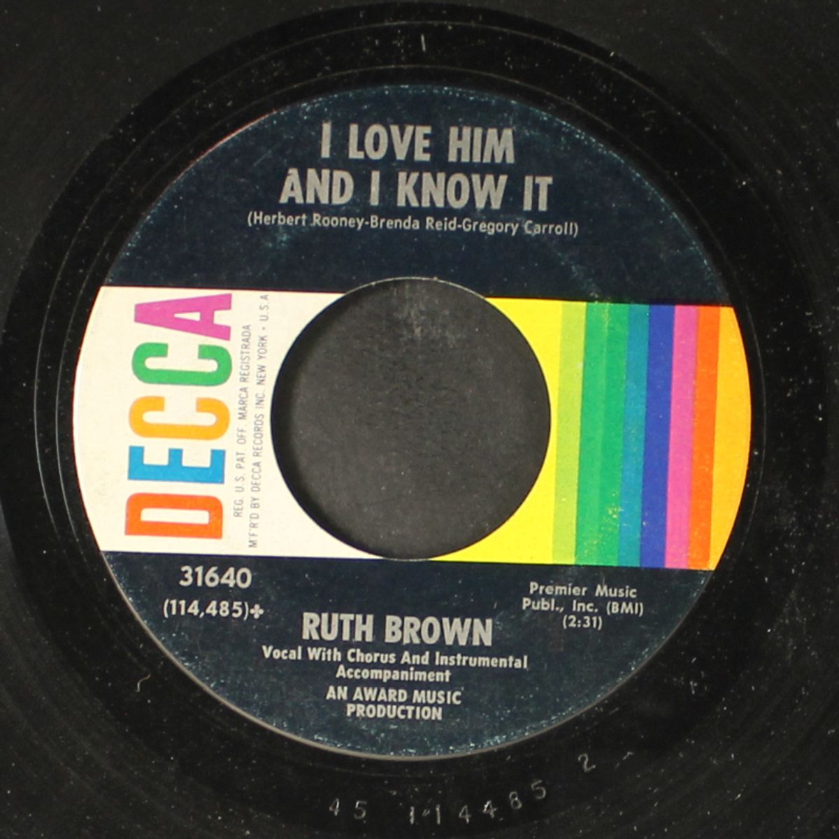 i love him and i know it / come closer by RUTH BROWN