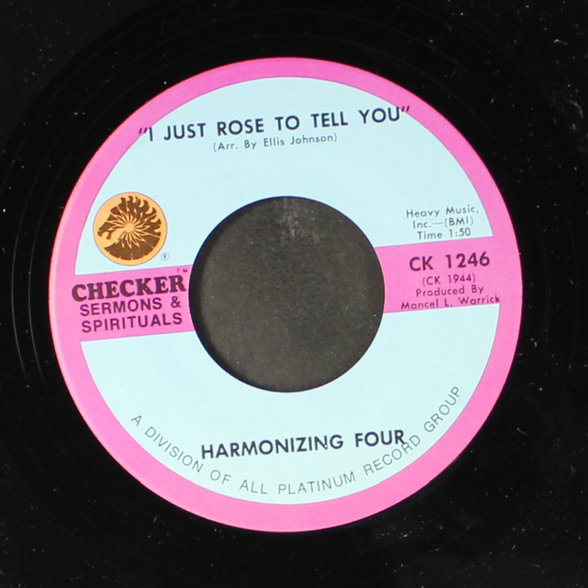 a place called heaven / i just rose to tell you by HARMONIZING FOUR
