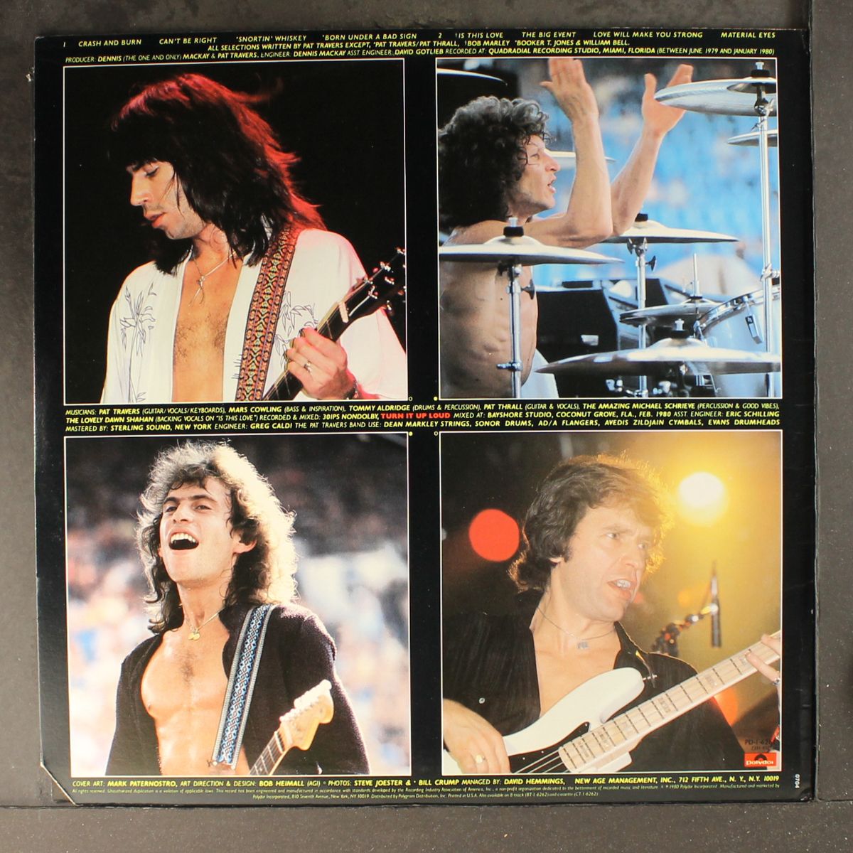 crash and burn by PAT TRAVERS BAND