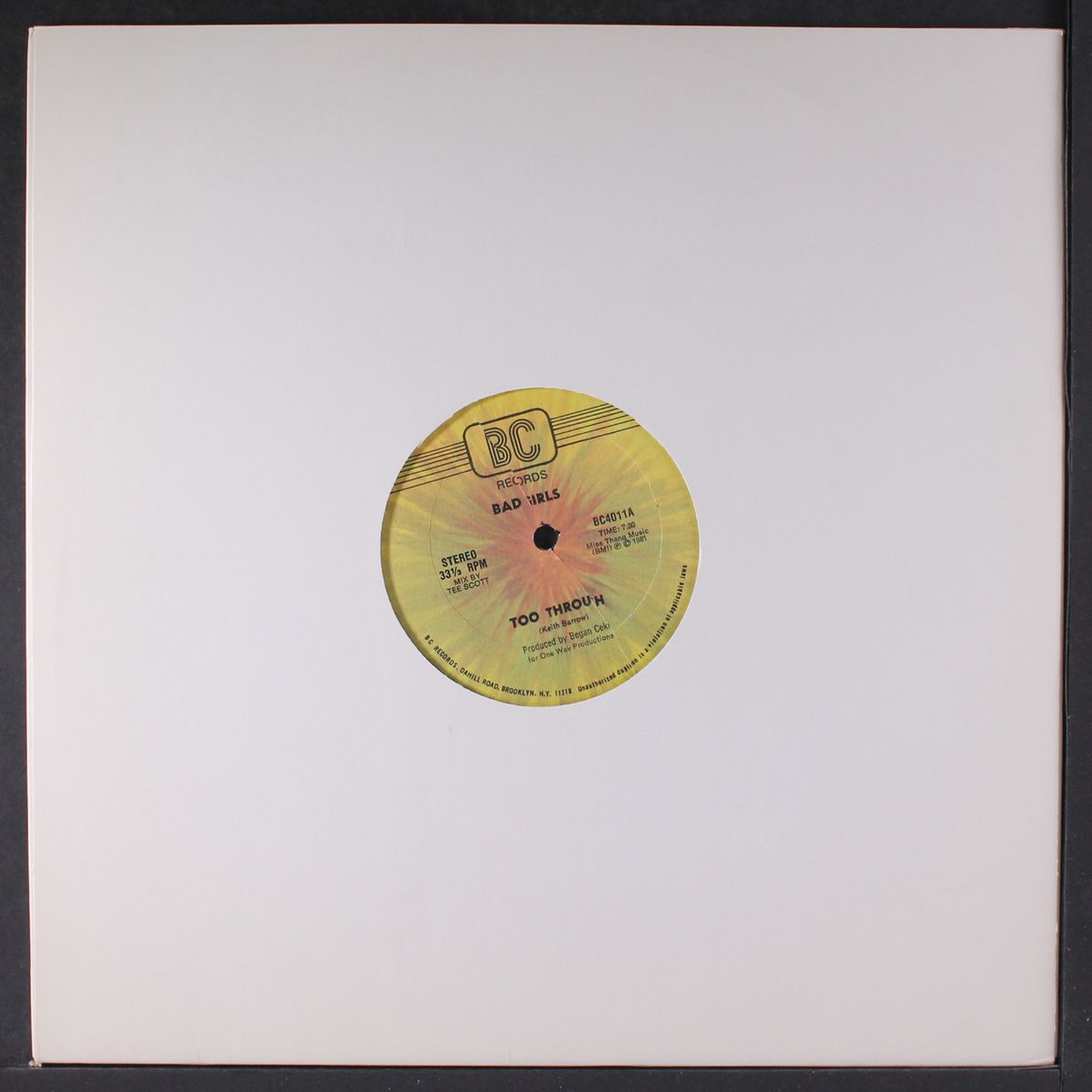 too through / instrumental by BAD GIRLS