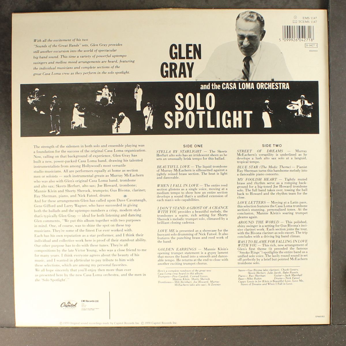 solo spotlight by GLEN GRAY