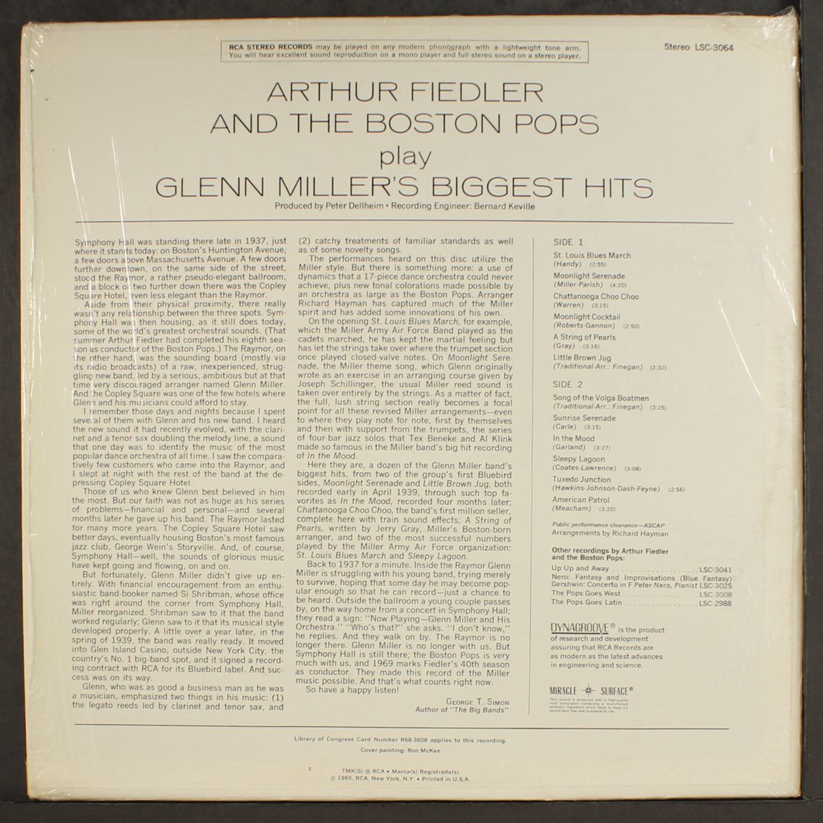 glenn miller's biggest hits by ARTHUR FIEDLER & BOSTON POPS