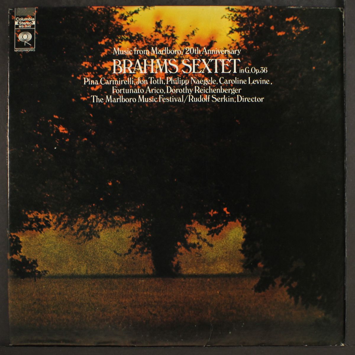 brahms: sextet in g major by RUDOLF SERKIN