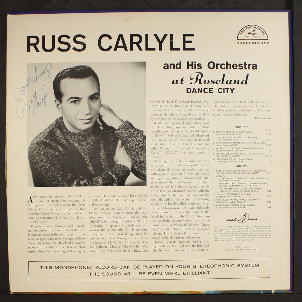 dance city by RUSS CARLYLE