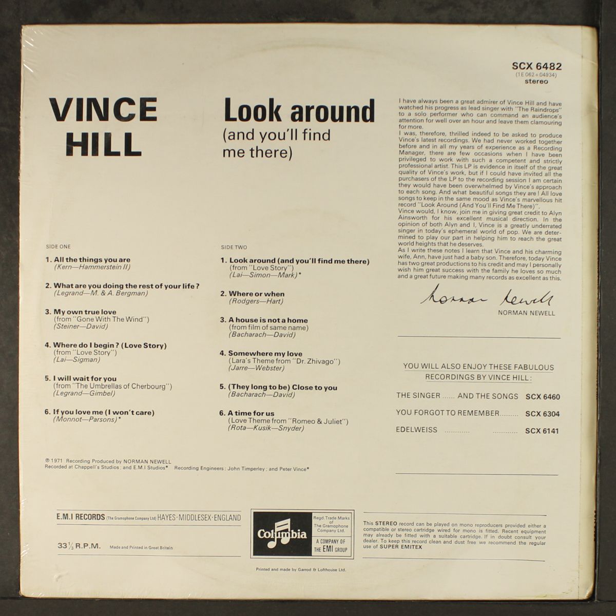 look around by VINCE HILL