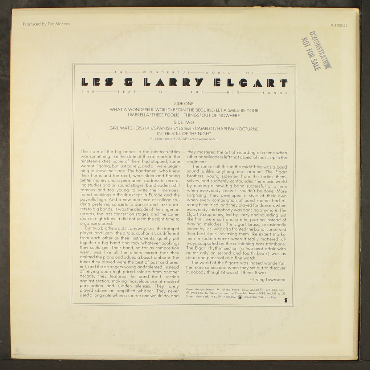 the wonderful world of by LES & LARRY ELGART