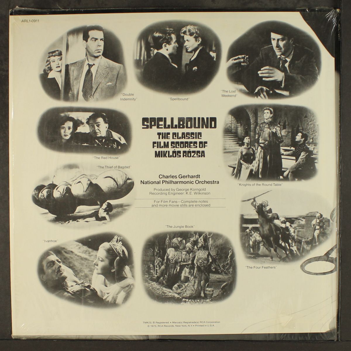 spellbound, the classic film scores of by MIKLOS ROZSA