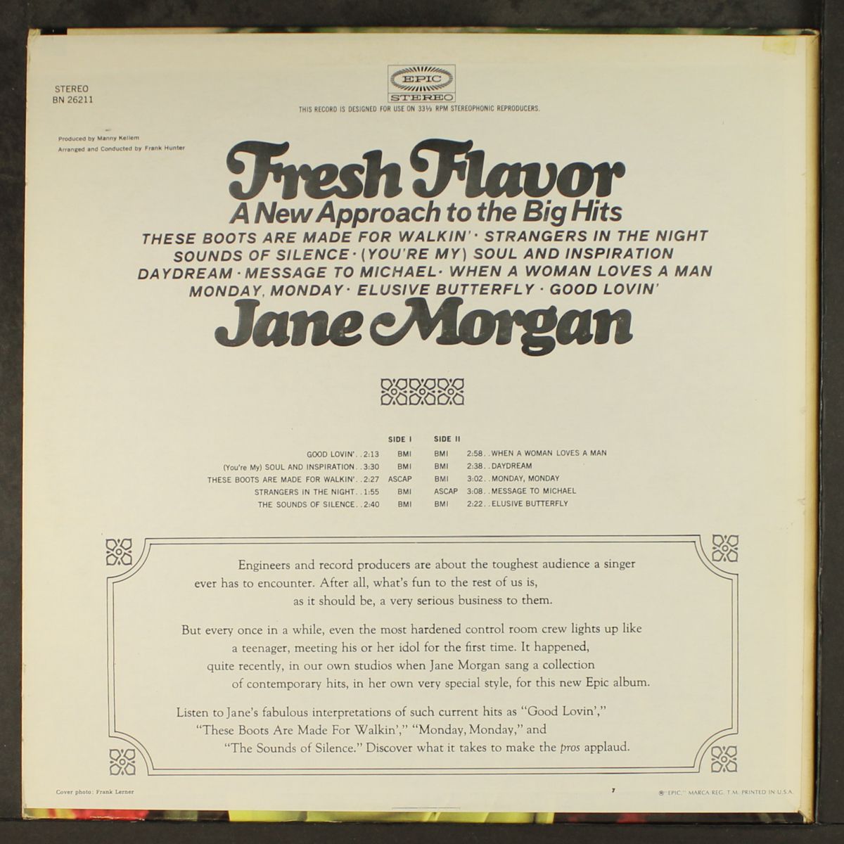 fresh flavor by JANE MORGAN