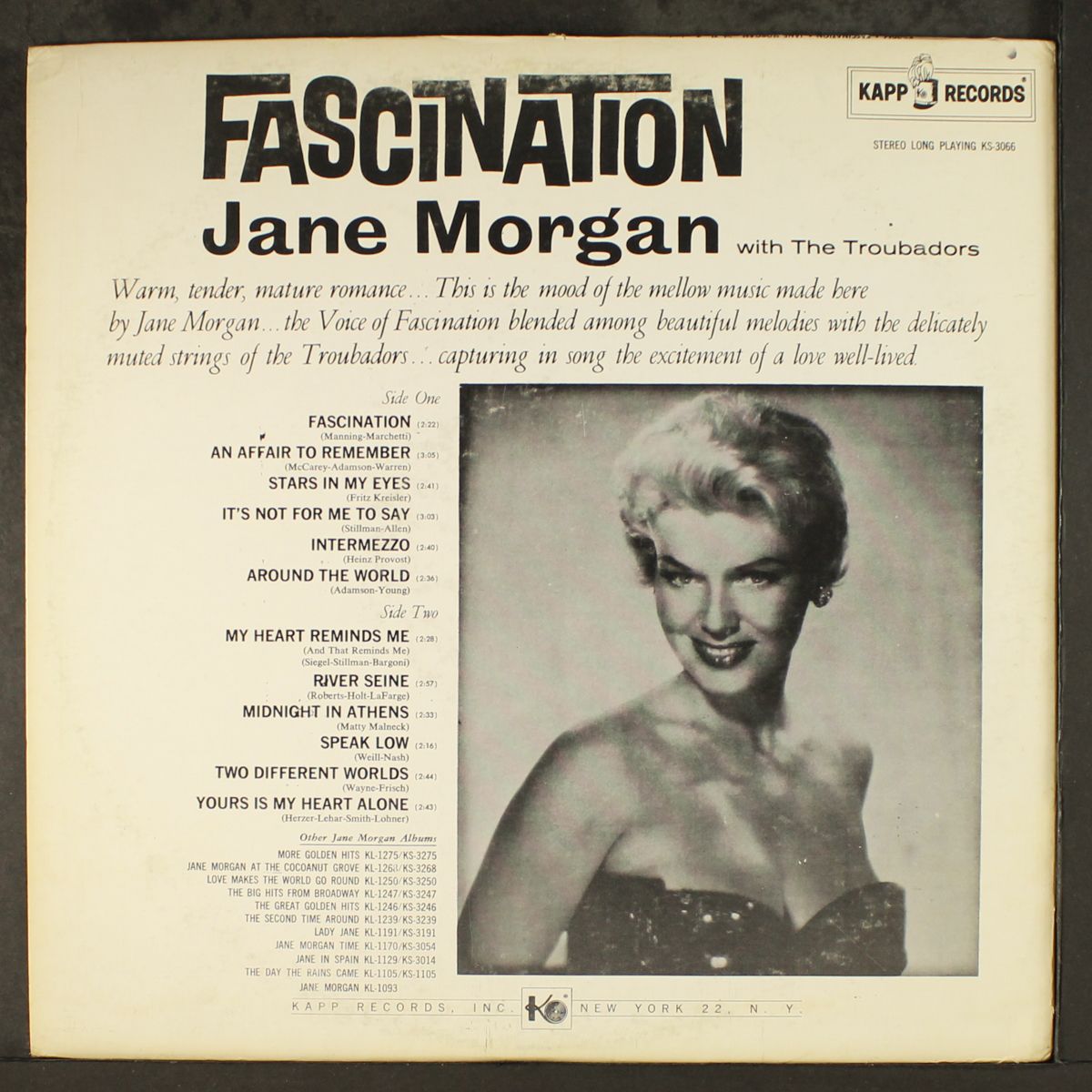 fascination by JANE MORGAN