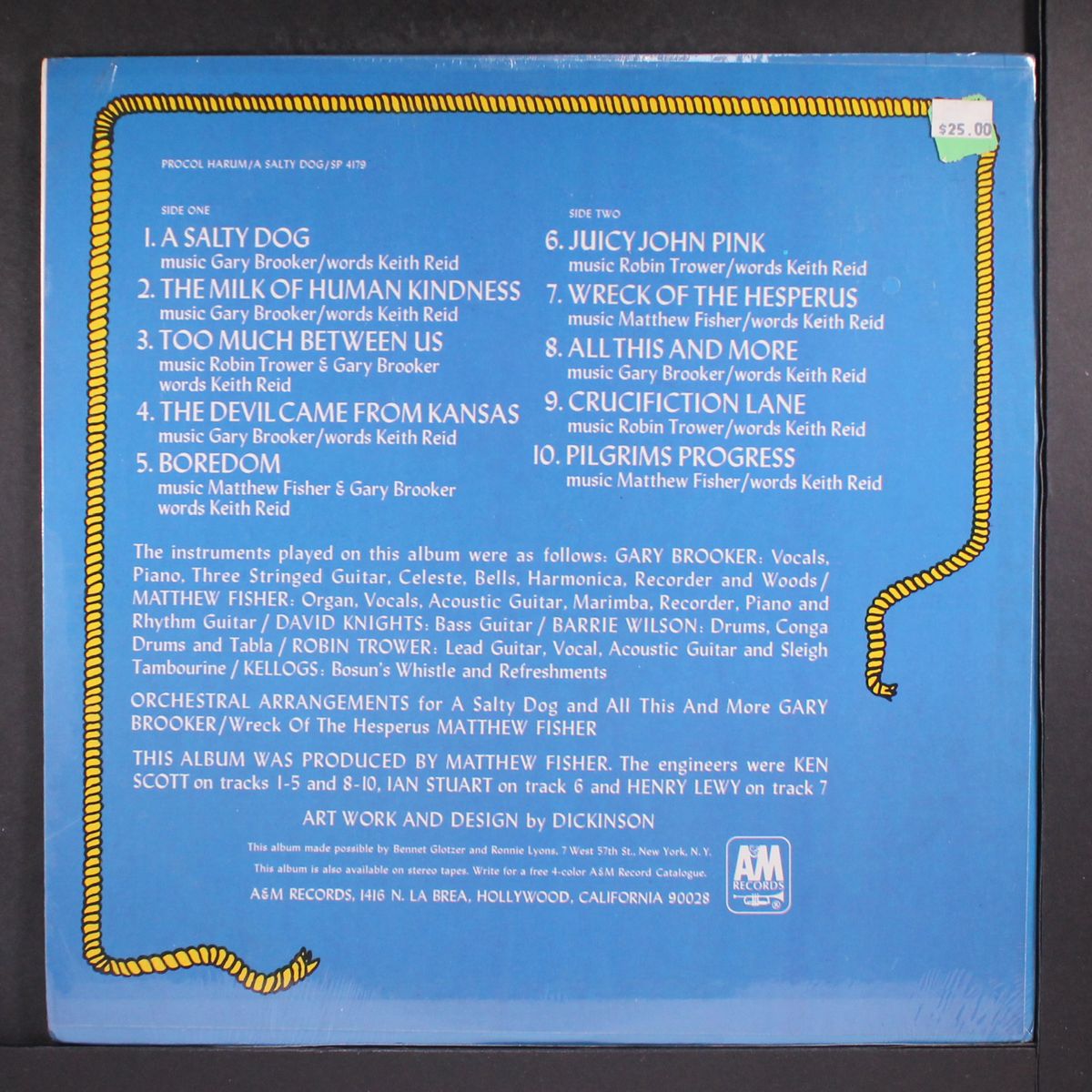 a salty dog by PROCOL HARUM