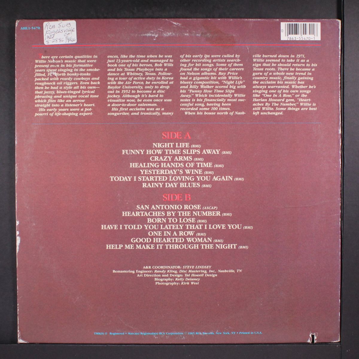 collector's series by WILLIE NELSON