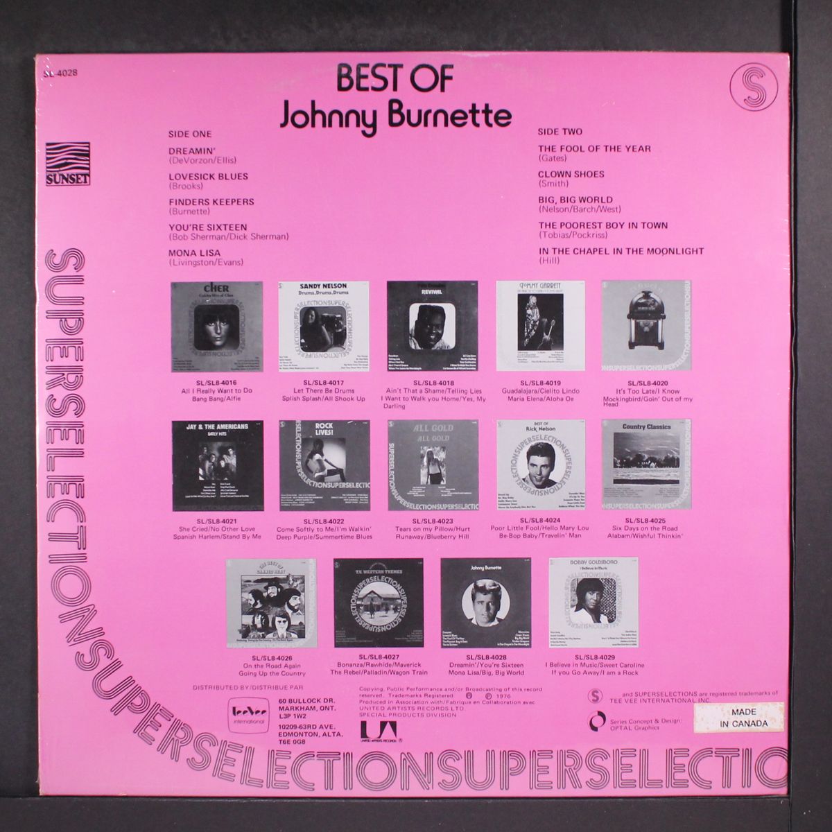 best of johnny burnette by JOHNNY BURNETTE