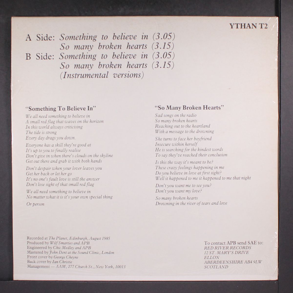 something to believe in / so many broken hearts by APB
