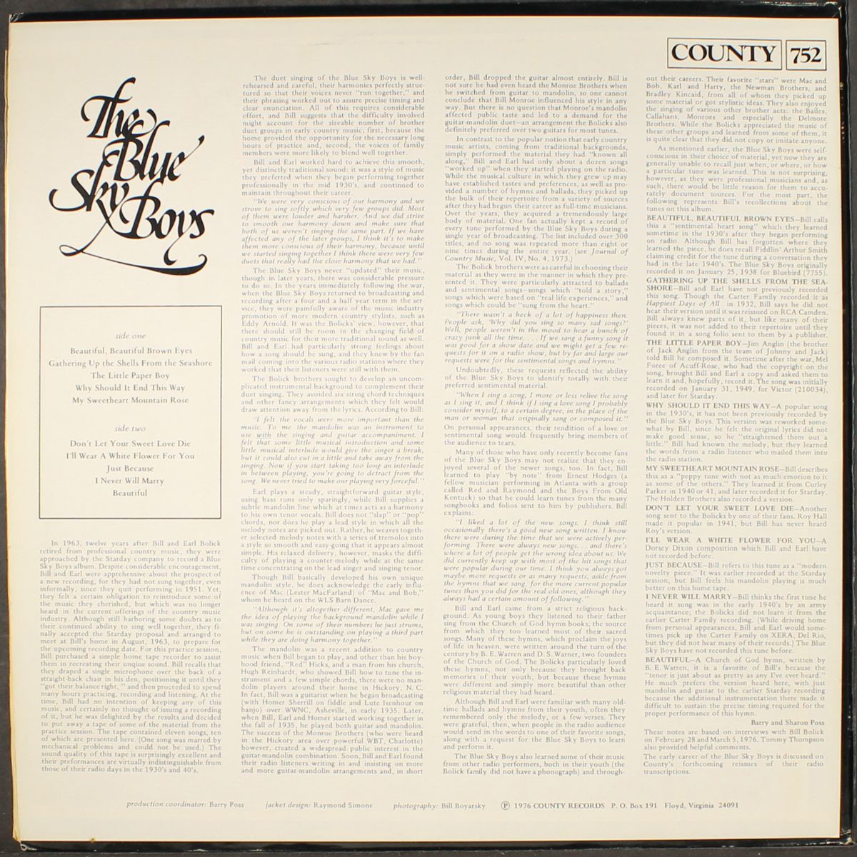 the blue sky boys by BLUE SKY BOYS