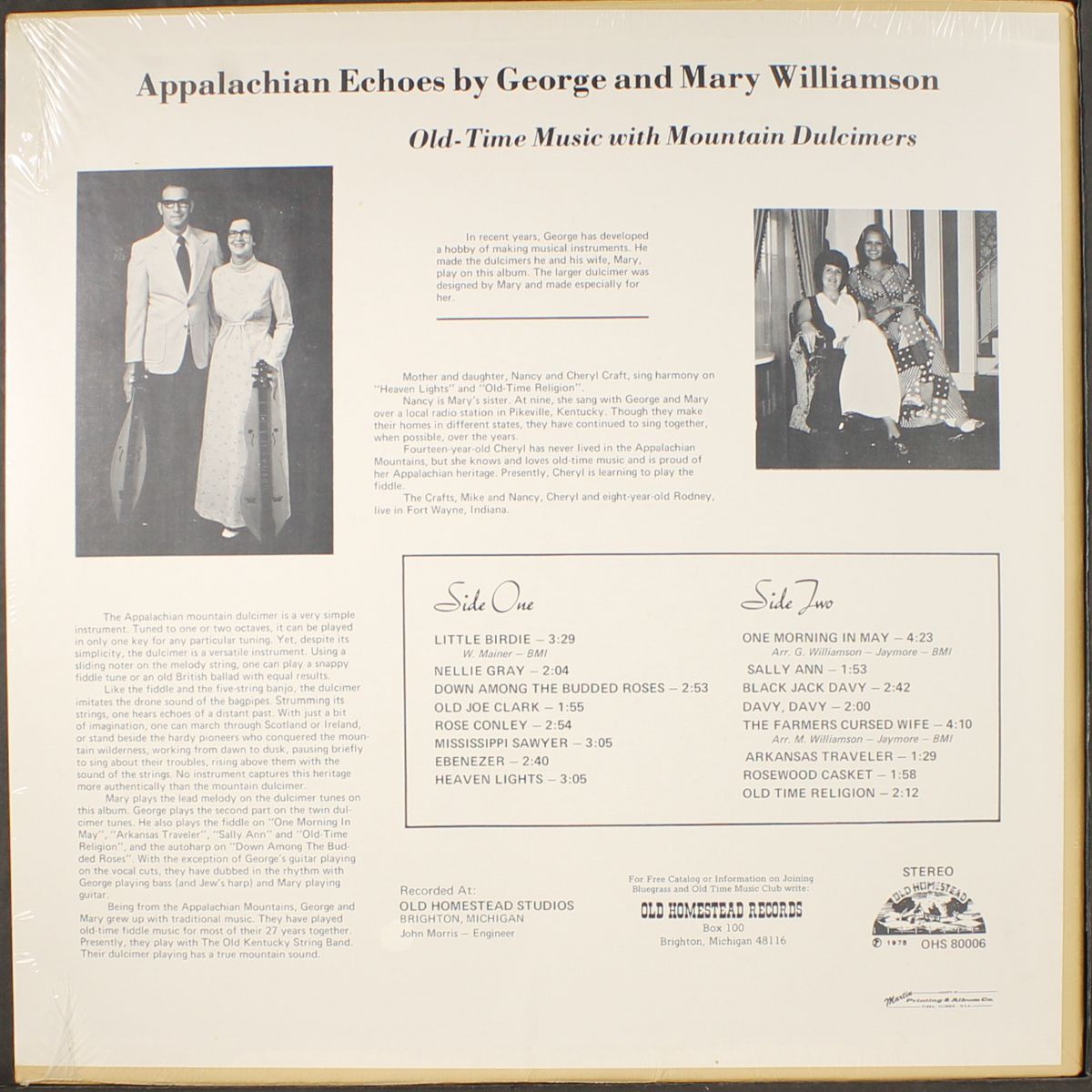 appalachian echoes by GEORGE & MARY WILLIAMSON