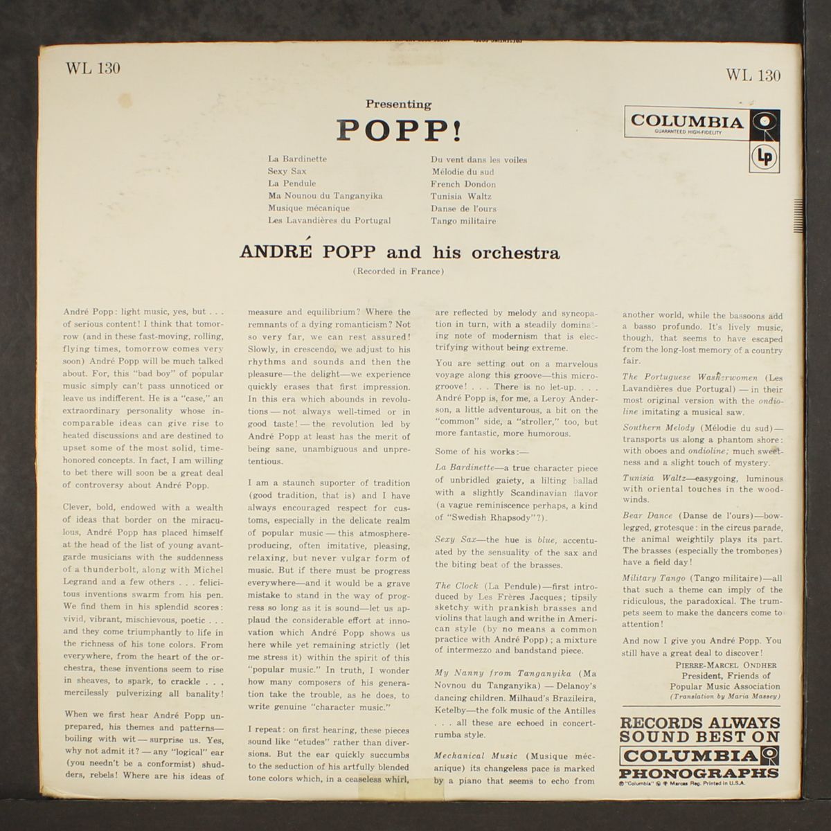 presenting popp! by ANDRE POPP & ORCHESTRA