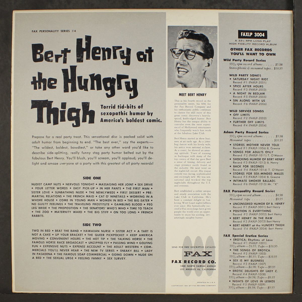 at the hungry thigh by BERT HENRY
