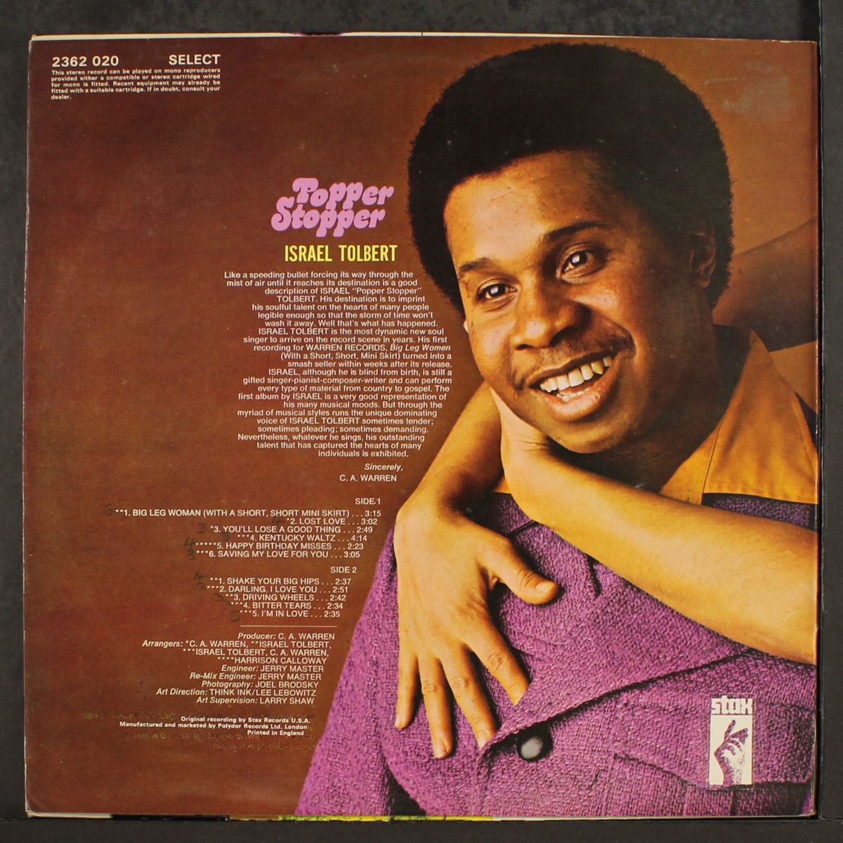 popper stopper by ISRAEL TOLBERT