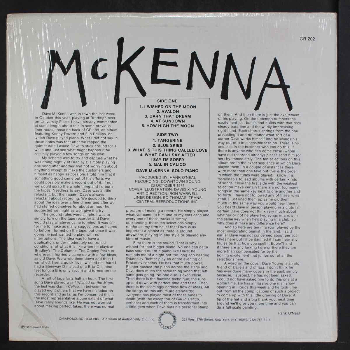 mckenna by DAVE MCKENNA