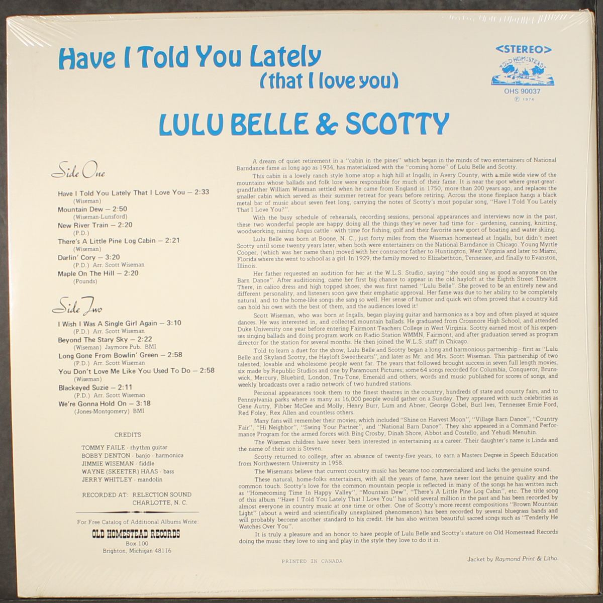have i told you lately... by LULU BELLE & SCOTTY