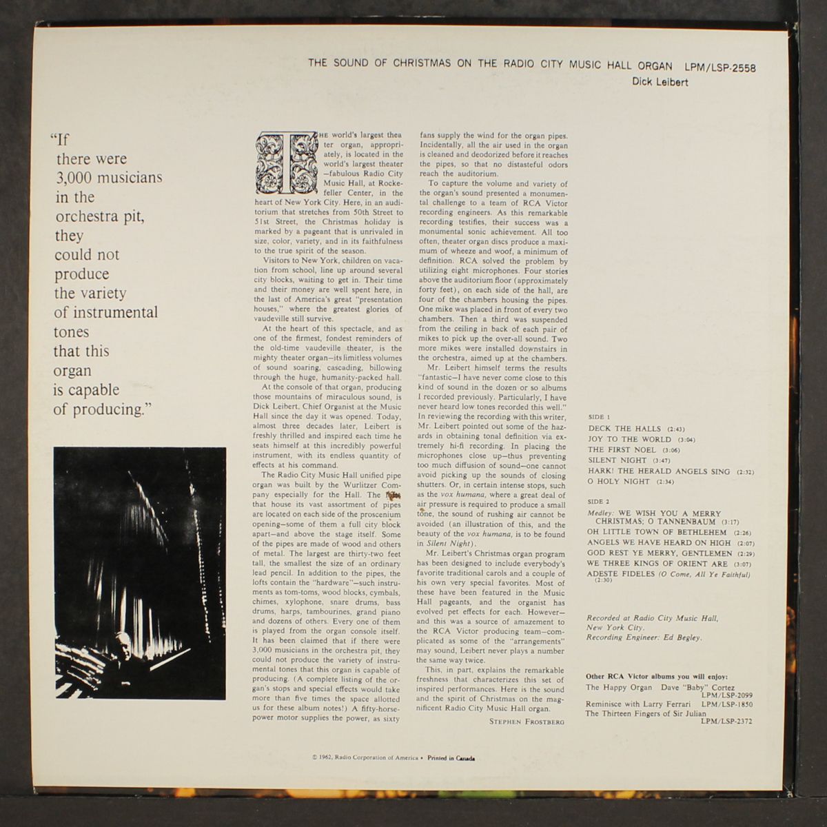 the sound of christmas by DICK LEIBERT